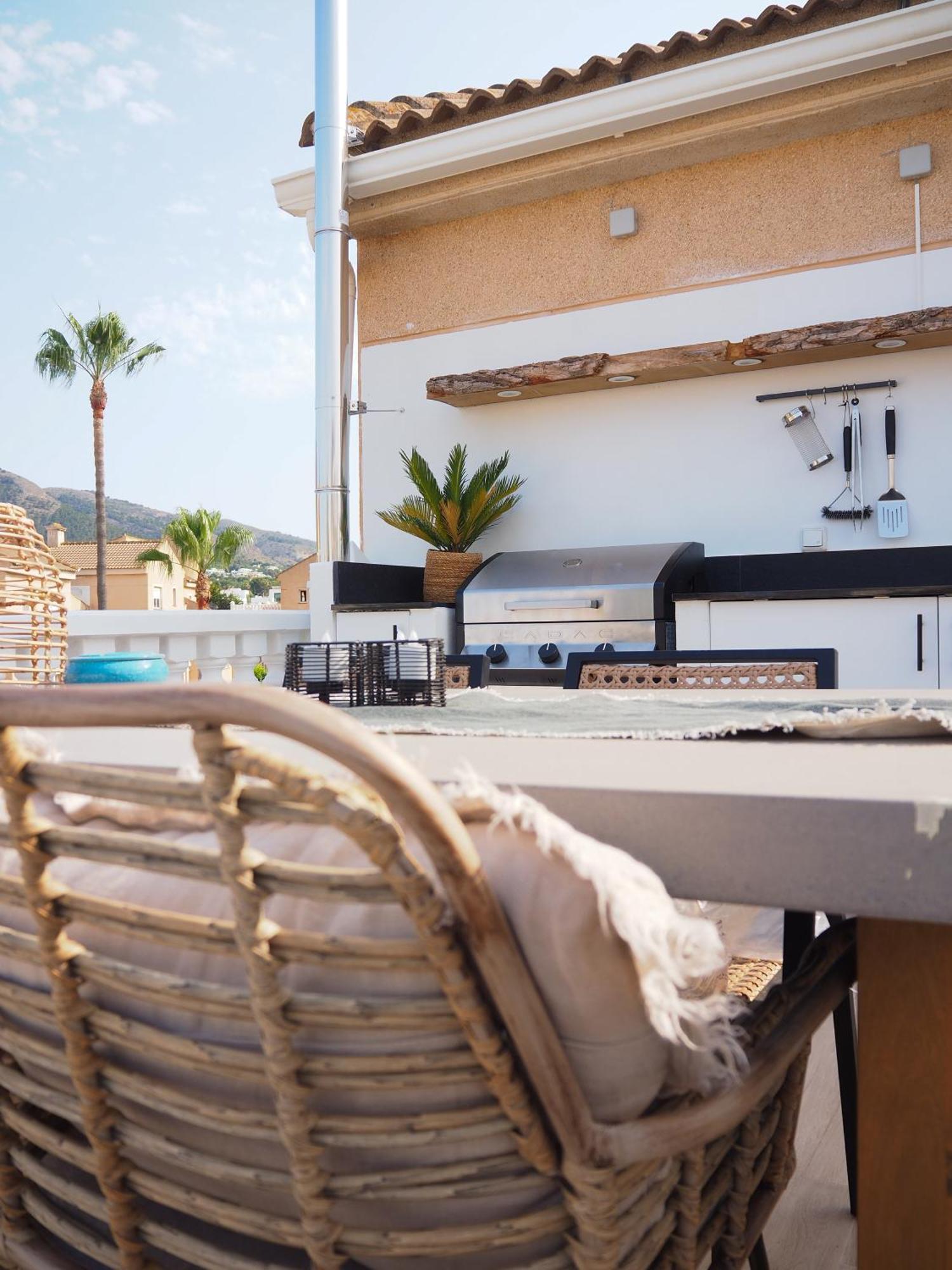 Casa Naru Albir, Duplex Appartement Met Ruim Terras En Buitenkeuken El Albir Esterno foto