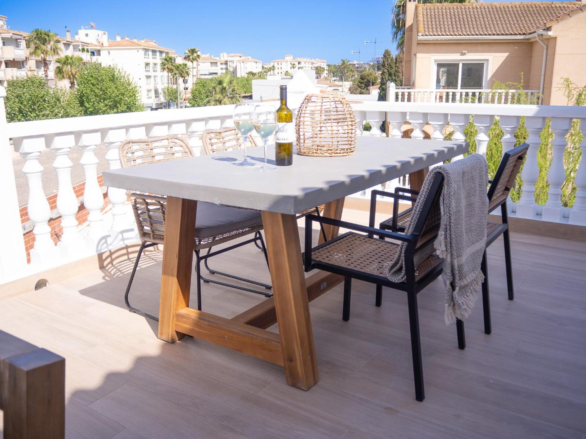 Casa Naru Albir, Duplex Appartement Met Ruim Terras En Buitenkeuken El Albir Esterno foto